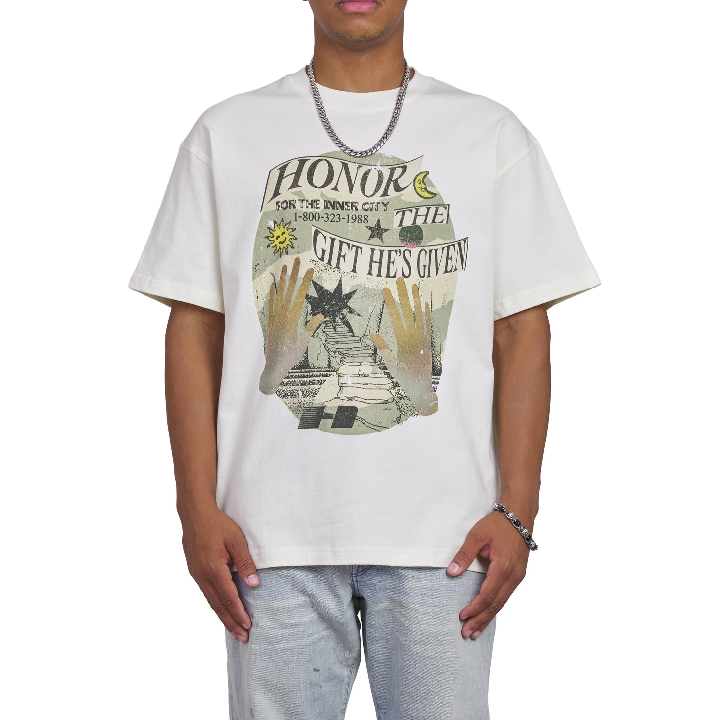 Gift He's Given Tee | White