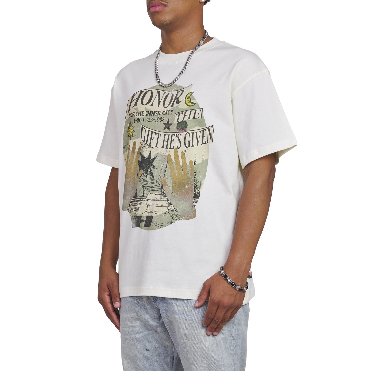 Gift He's Given Tee | White