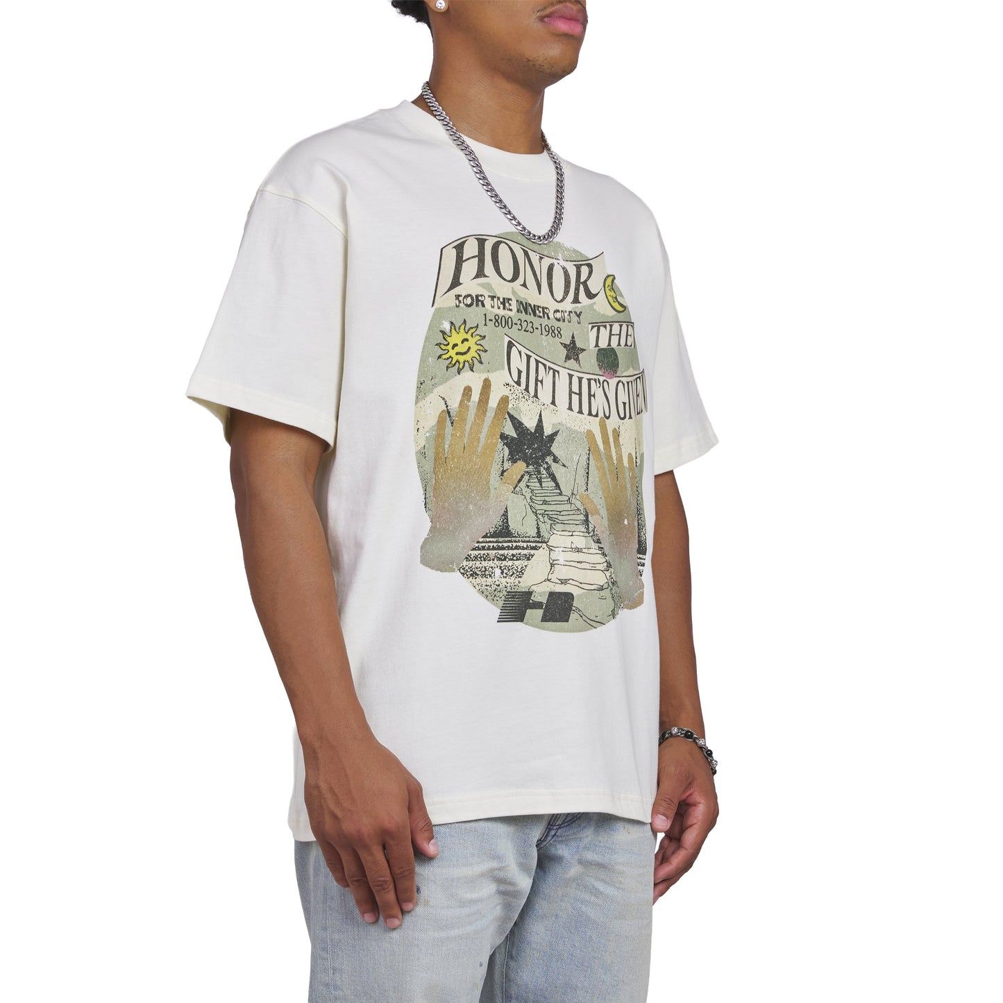 Gift He's Given Tee | White