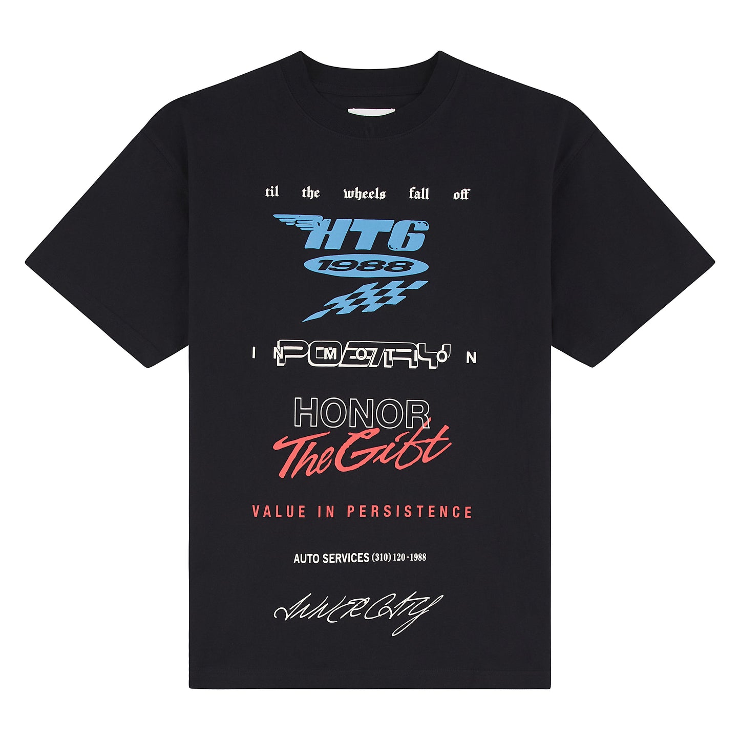 Persistence Race Tee | Black