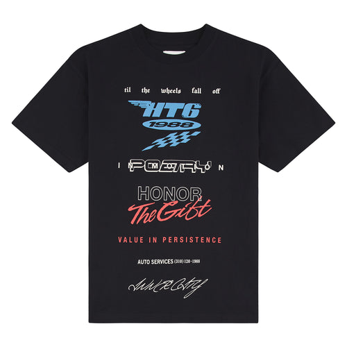 Persistence Race Tee | Black