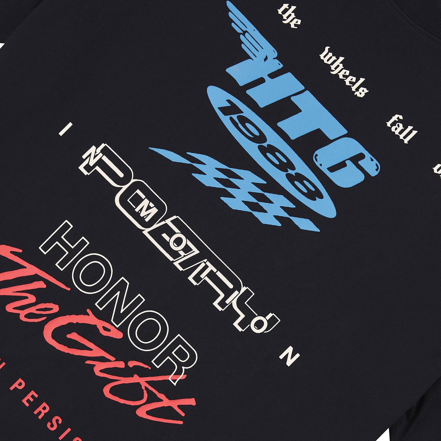 Persistence Race Tee | Black