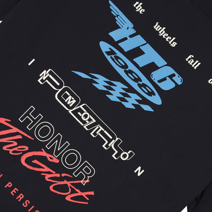 Persistence Race Tee | Black