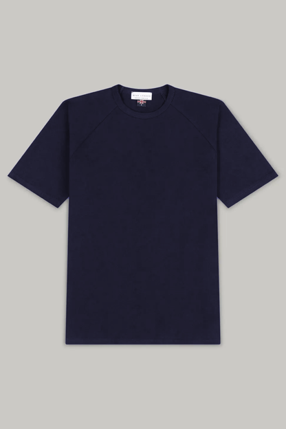 Hoxton Raglan Sleeve Fitted T-shirt - Navy