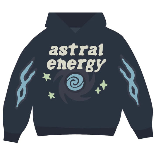 Broken Planet Market Astral Energy Hoodie - Outer Space Blue
