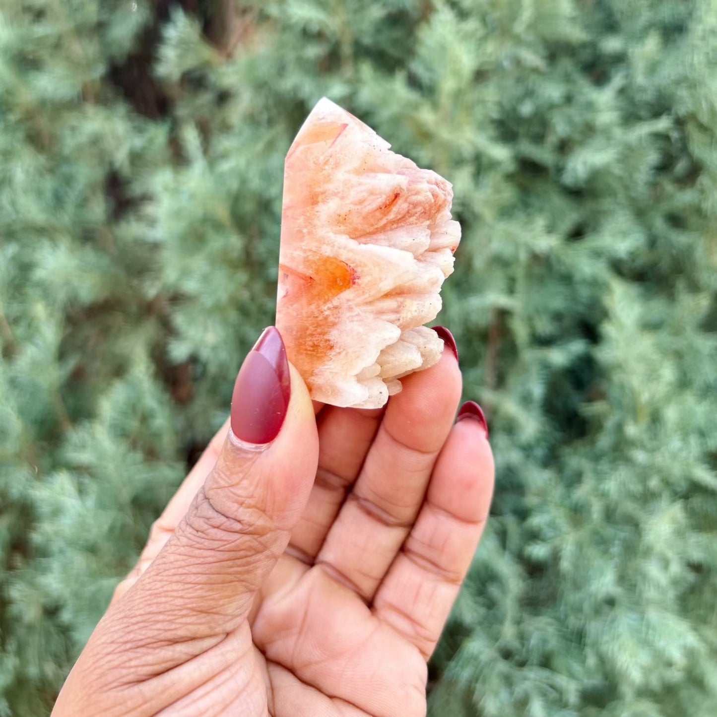 Orange Tooth Calcite Tower