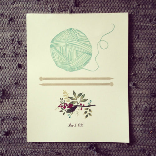 Knit AK Print