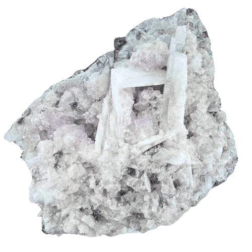 Amethyst with Scolecite #82