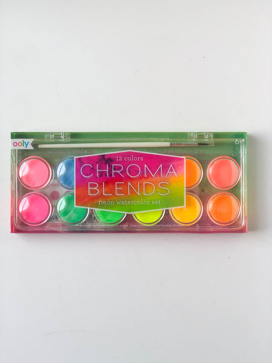 Chroma Blends Neon Watercolor Set