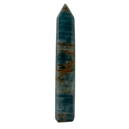 Blue Lemurian Calcite Tower #1