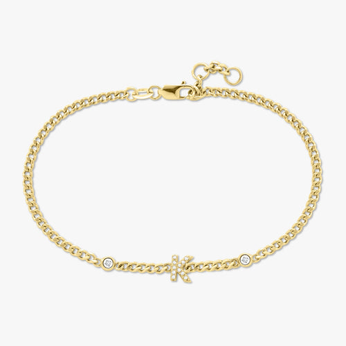 Initial Cuban Link Bracelet