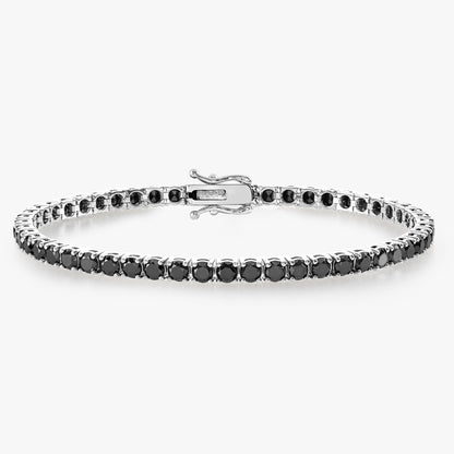 Jaden Black Diamond Tennis Bracelet 7.45 ctw
