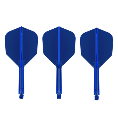 TARGET - K-FLEX All-In-One Moulded Flights NO6 Size - BLUE