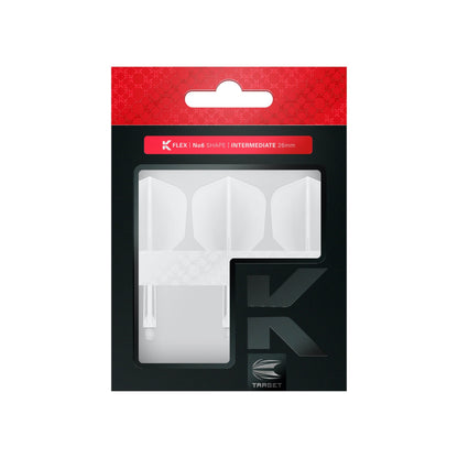 TARGET - K-FLEX All-In-One Moulded Flights NO6 Size - WHITE
