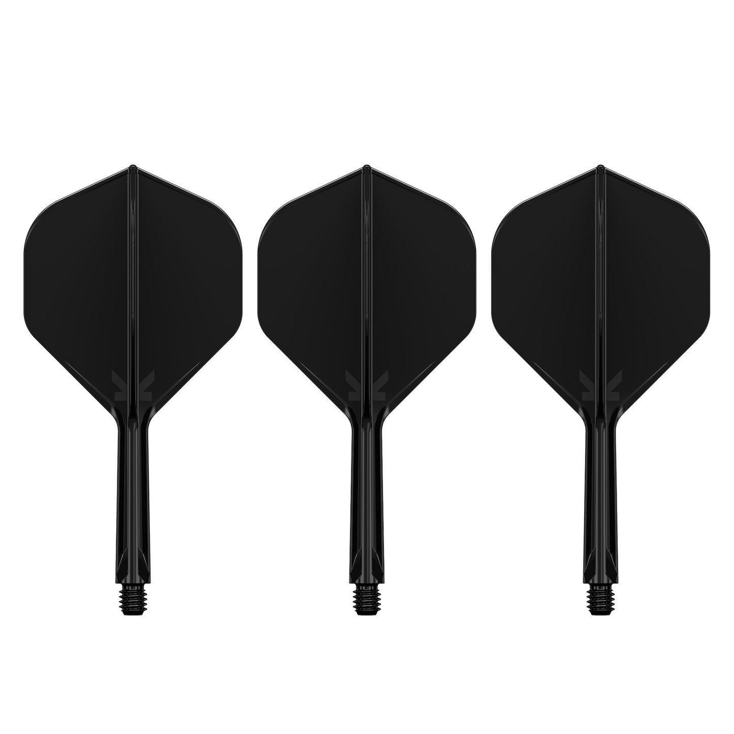 TARGET - K-FLEX All-In-One Moulded Flights NO2 Size - BLACK