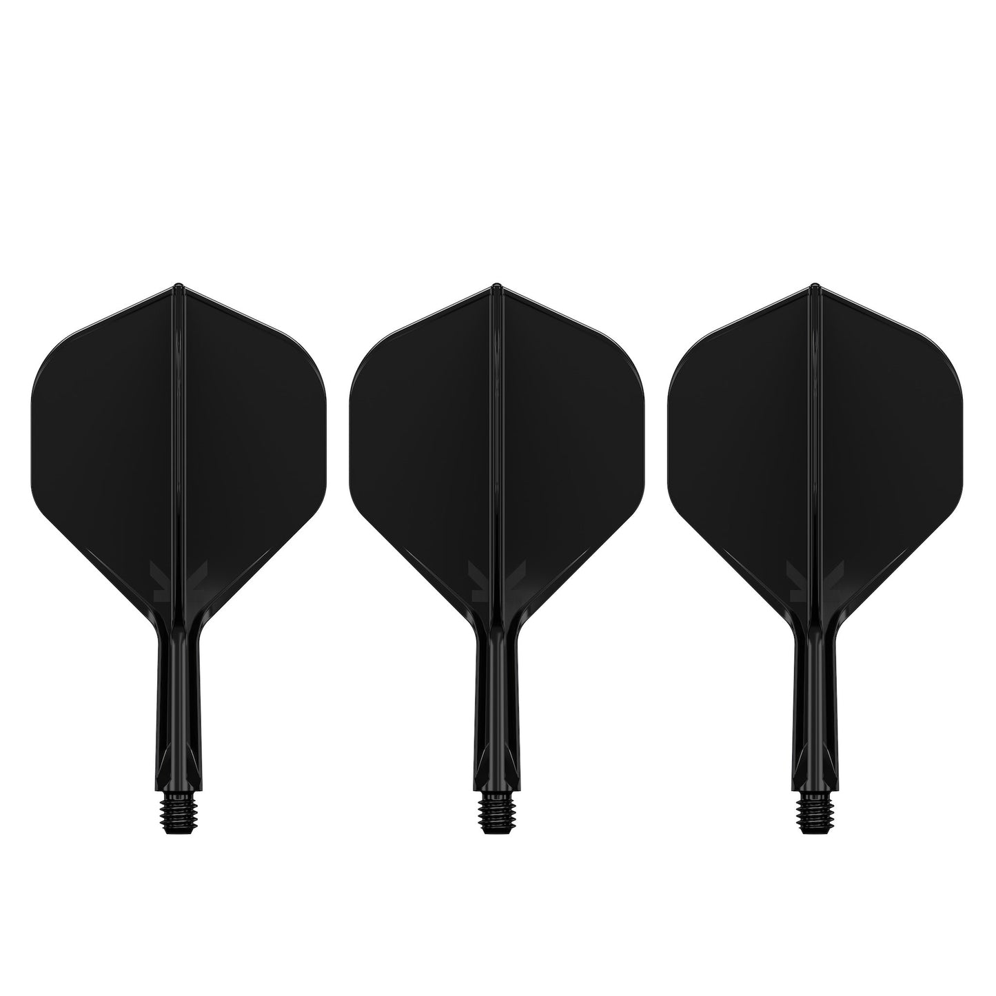 TARGET - K-FLEX All-In-One Moulded Flights NO2 Size - BLACK
