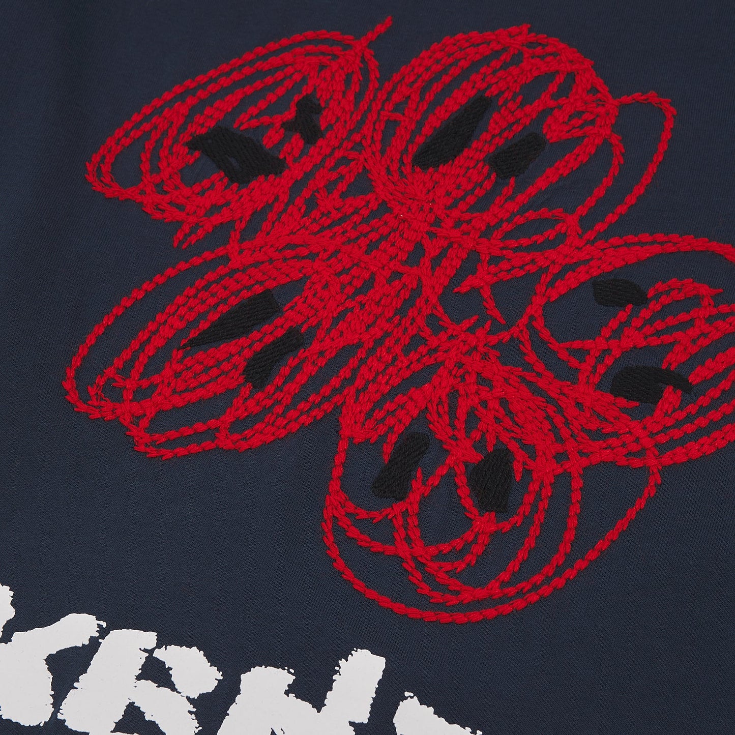 Drawn Varsity Tee | Midnight
