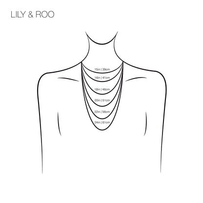 Gold Large Engraved Disc Necklace