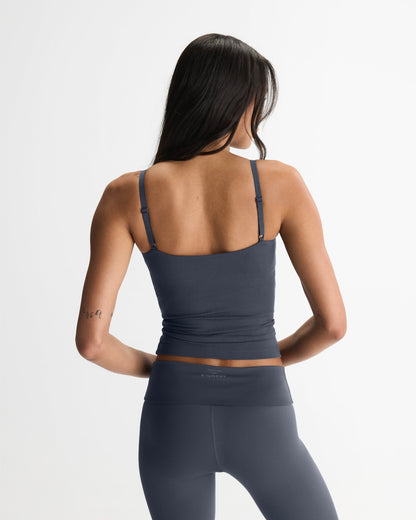 Modal Soft Skinny Strap Cami Top - Midnight Blue
