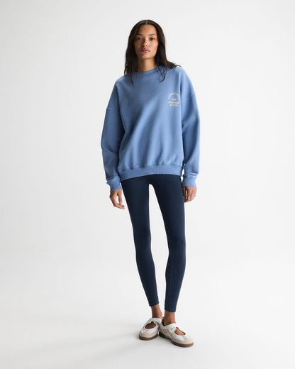 Everyday Active Washed Oversized Sweatshirt - Blossom Blue/Buttercream
