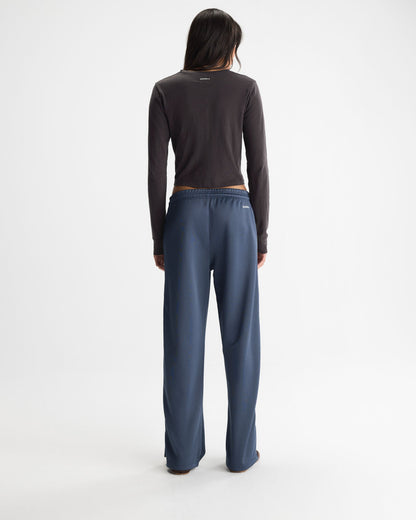 Side Stripe Track Pants - Midnight Blue