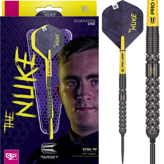 TARGET - LUKE 'THE NUKE' LITTLER DARTS - 90% Tungsten SP - 24g