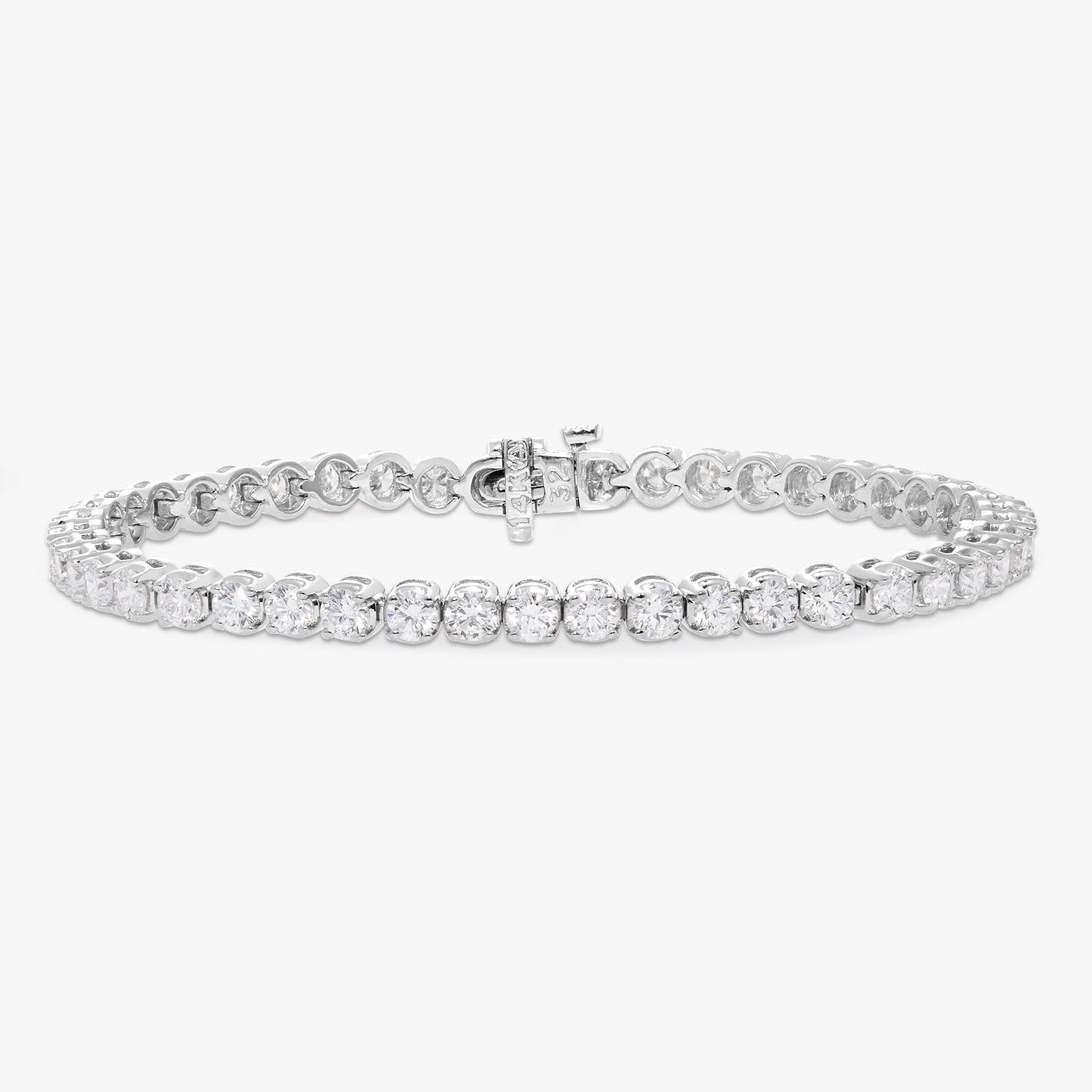 Buttercup Laboratory Grown Diamond Scalloped Tennis Bracelet