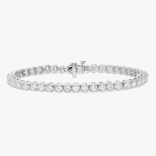 Buttercup Laboratory Grown Diamond Scalloped Tennis Bracelet