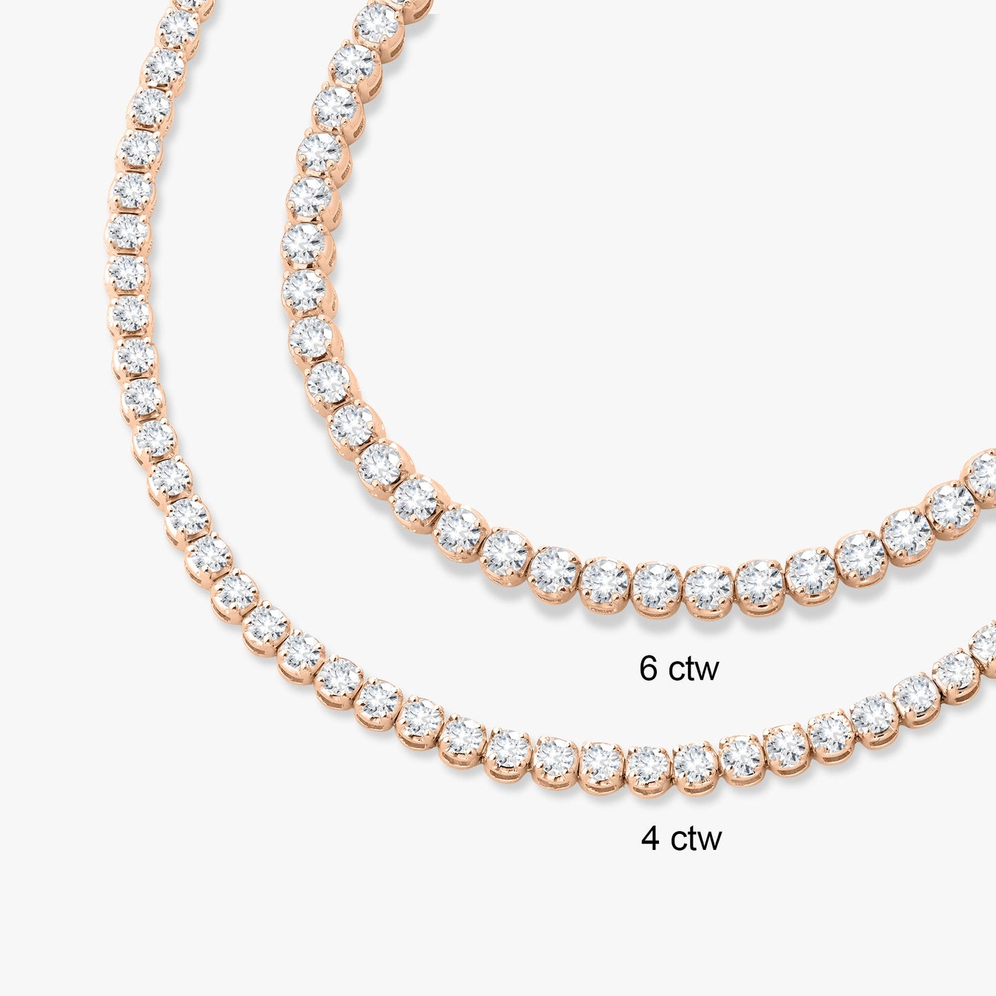 Buttercup Laboratory Grown Diamond Scalloped Tennis Bracelet