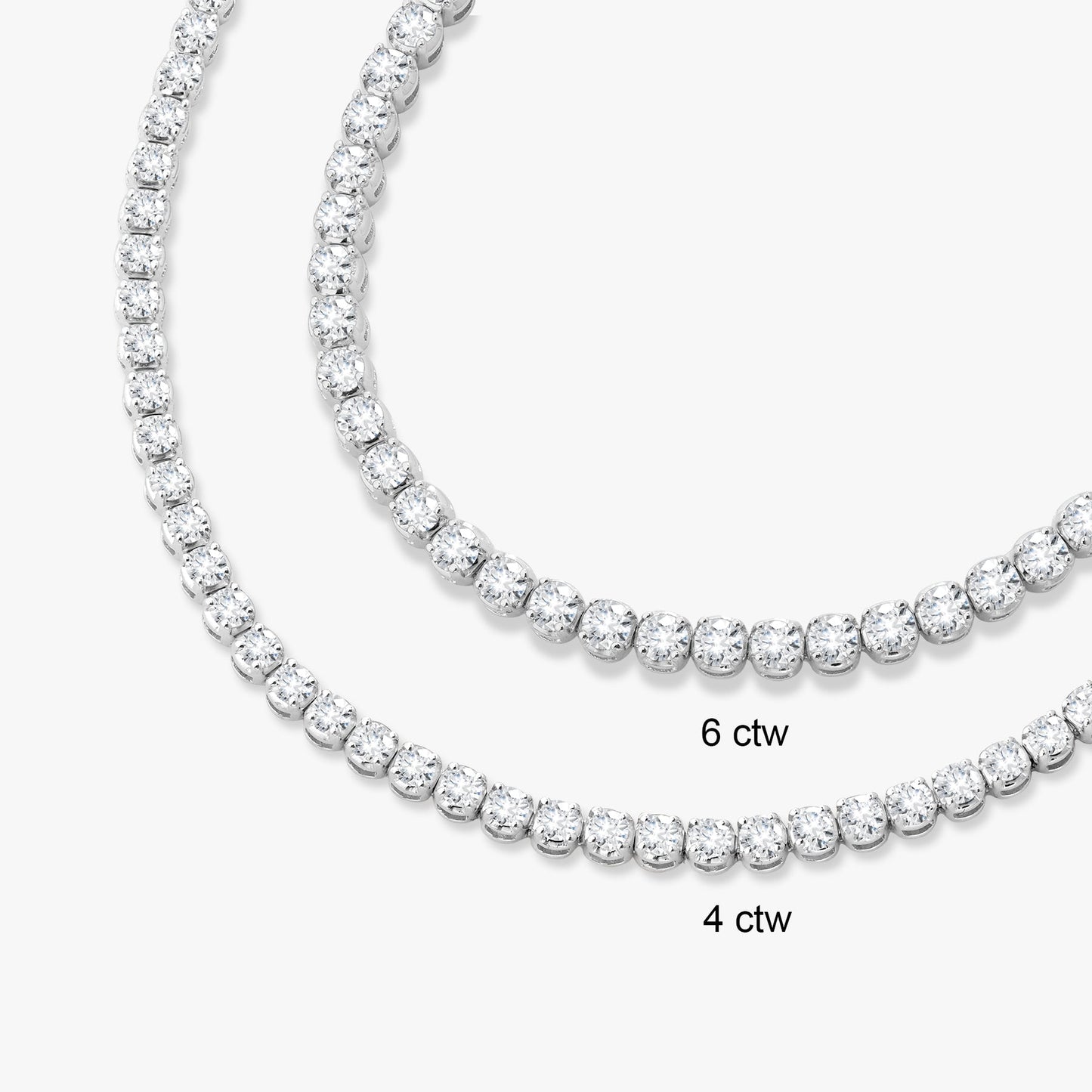 Buttercup Laboratory Grown Diamond Scalloped Tennis Bracelet