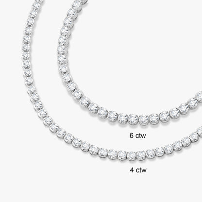 Buttercup Laboratory Grown Diamond Scalloped Tennis Bracelet