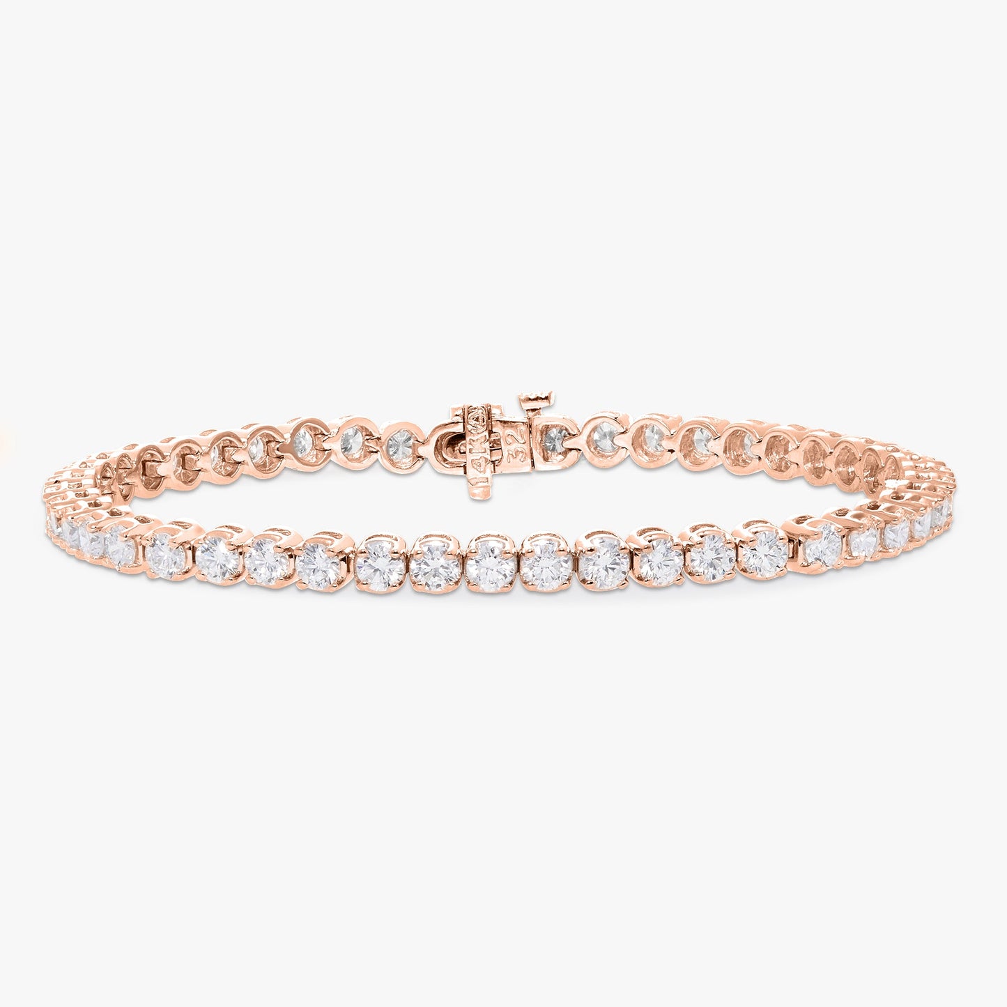 Buttercup Laboratory Grown Diamond Scalloped Tennis Bracelet
