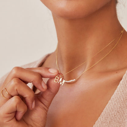 Gold Individual Initial Charm