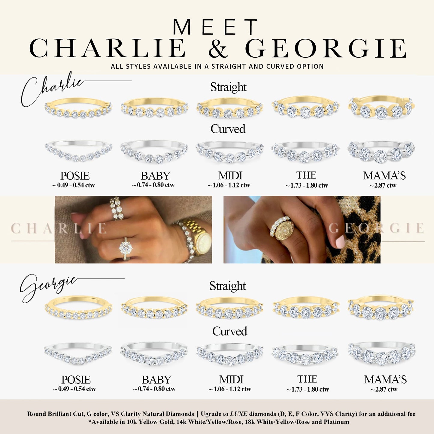 Mama's Georgie Band (Curved) 2.87 ctw