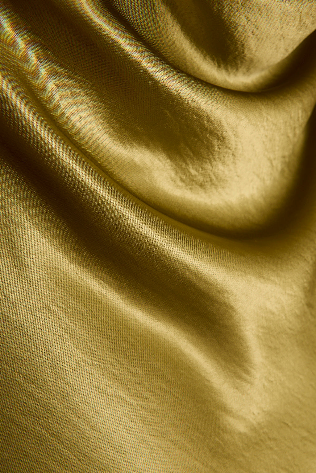 Dolce Chartreuse Satin Maxi Dress