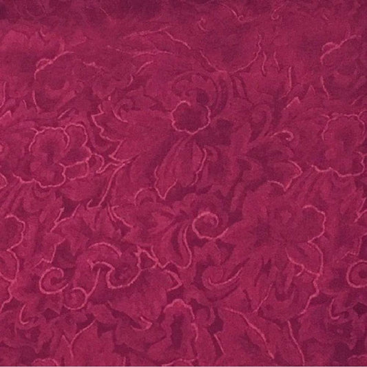20" Jacquard Silk Wild Rag - Maroon
