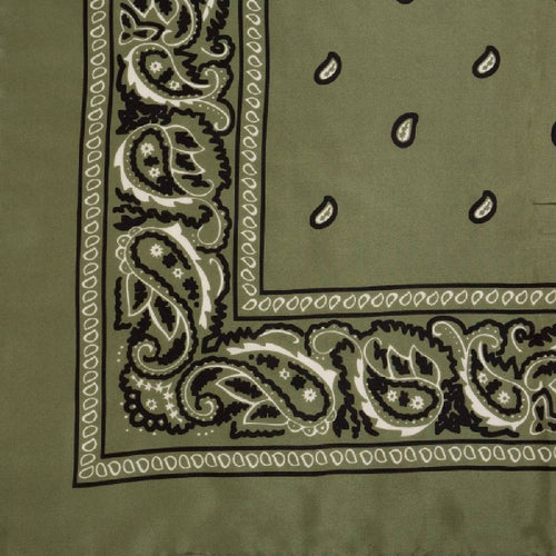 20" Bandana Silk Wild Rag - Sage