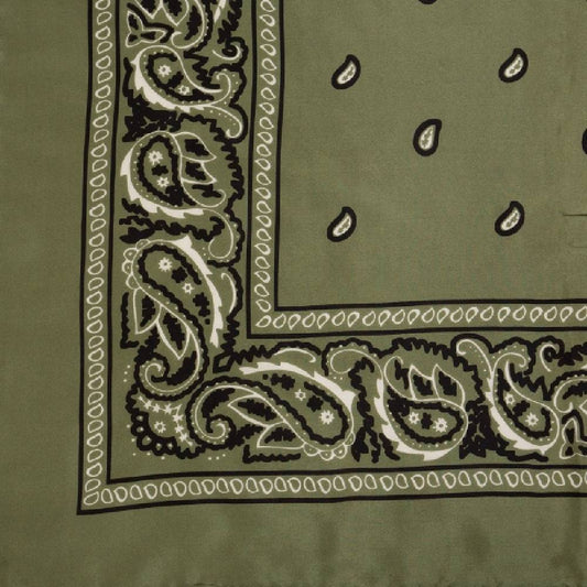 20" Bandana Silk Wild Rag - Sage