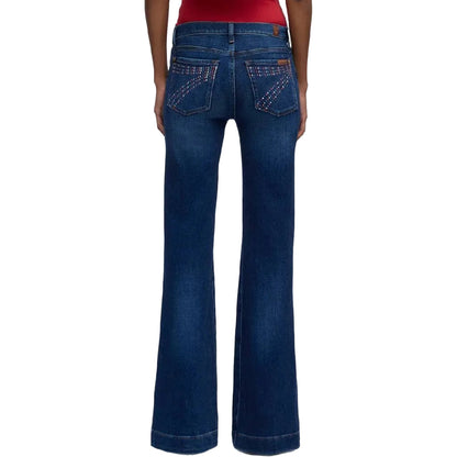 7 For All Mankind Embellished Dojo Slim Illusion Jean - Current