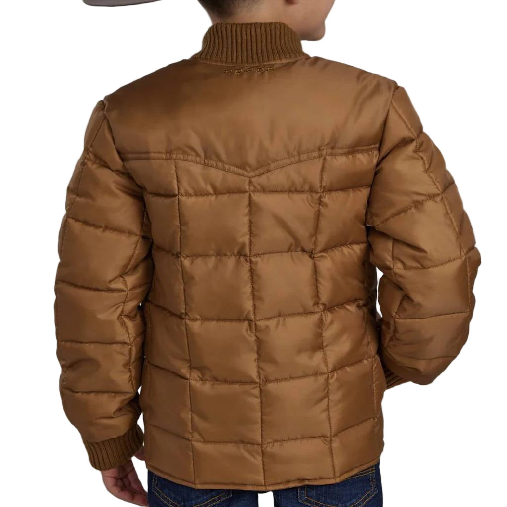 *Roper Boy's Poly Filled Quilted Jacket - FINAL SALE - XL
