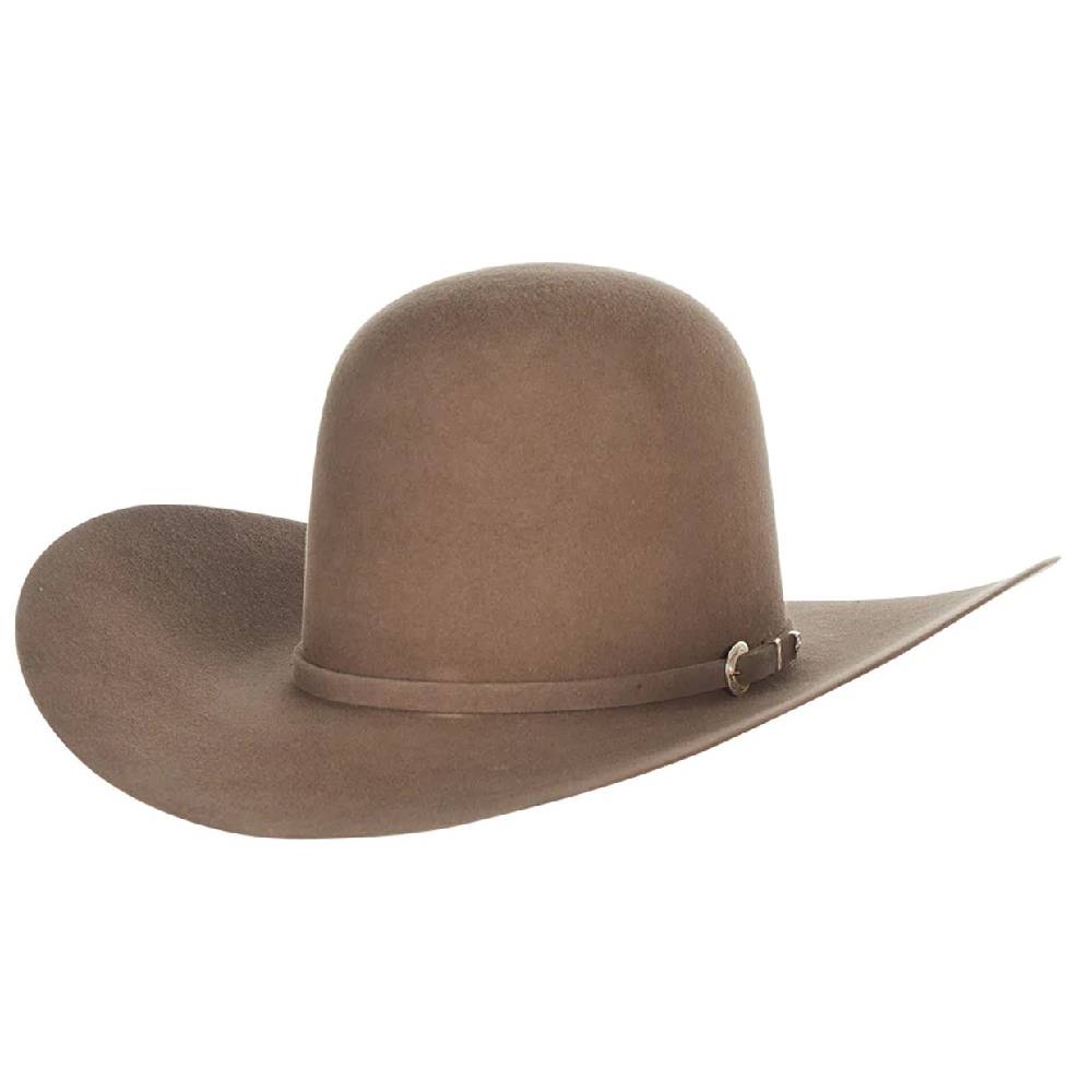 American 40X Pecan 4 1/2" Open Crown Felt Hat