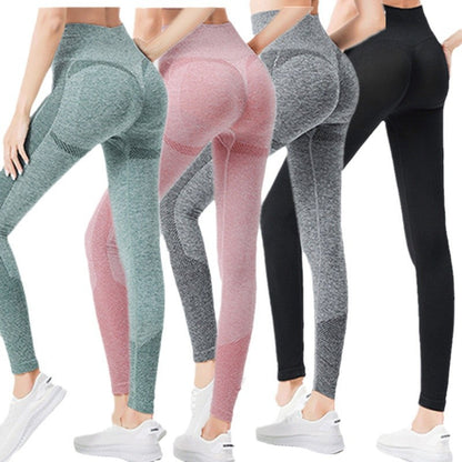 High-Waisted Tight-Fitting Sports Leggings for Women