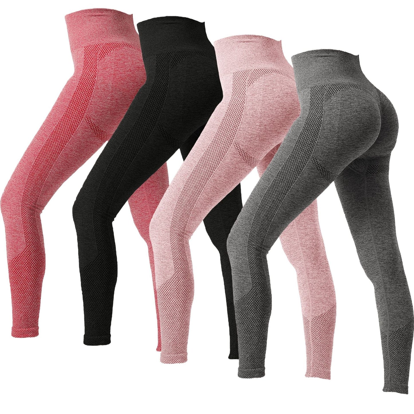 High-Waisted Tight-Fitting Sports Leggings for Women