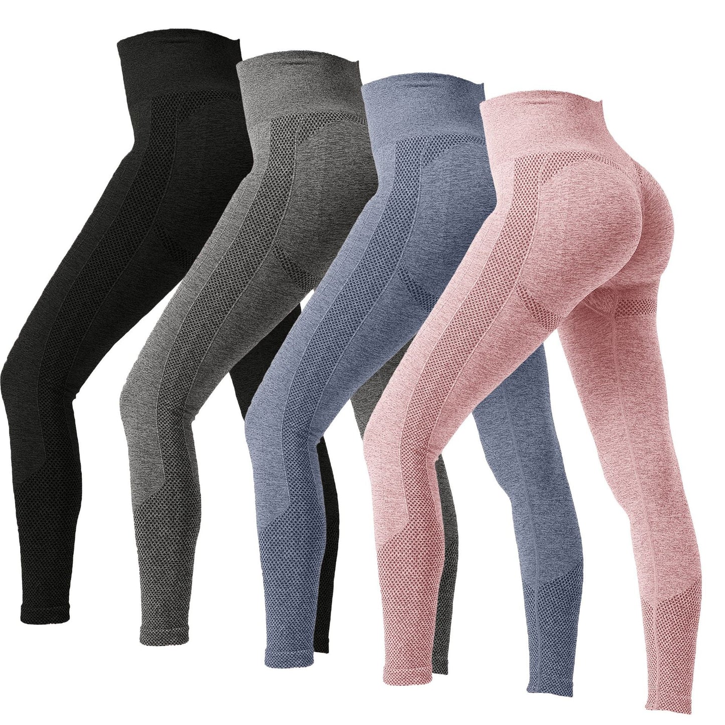 High-Waisted Tight-Fitting Sports Leggings for Women