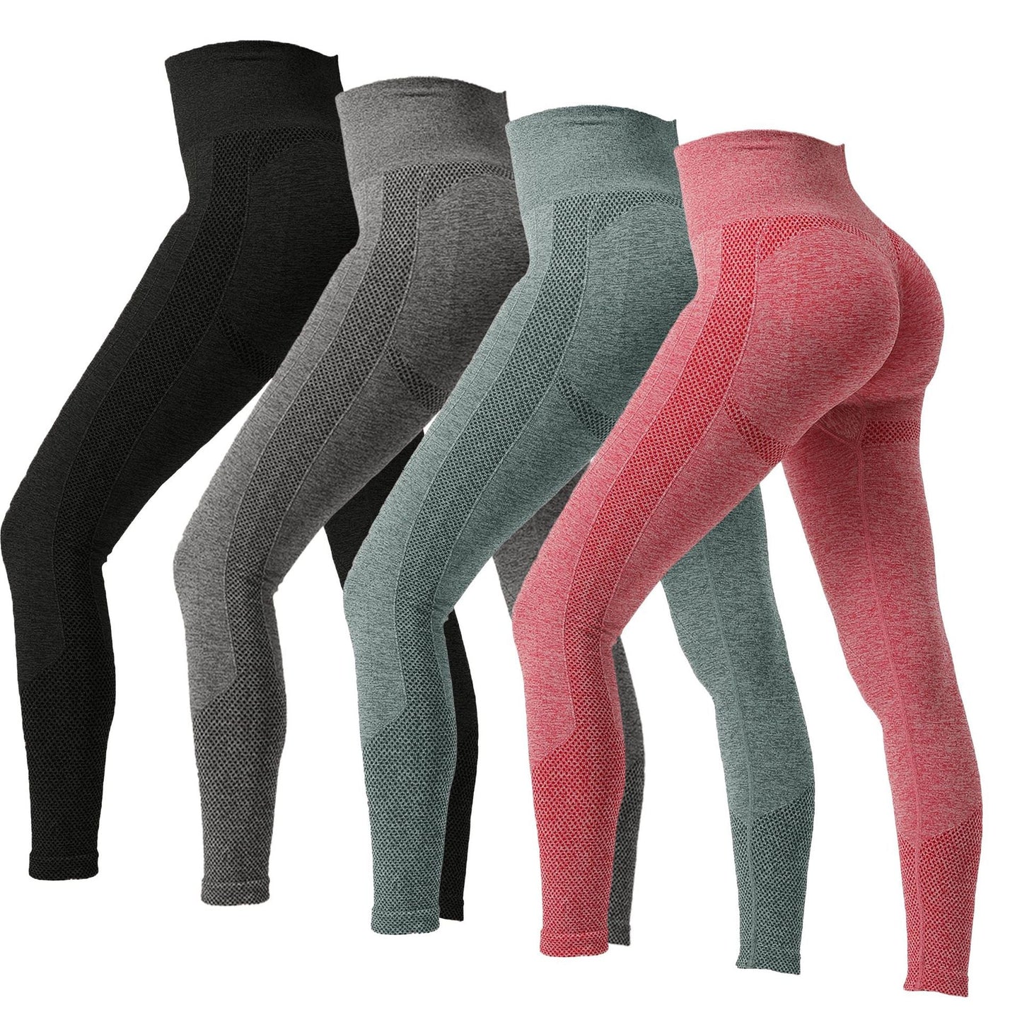 High-Waisted Tight-Fitting Sports Leggings for Women