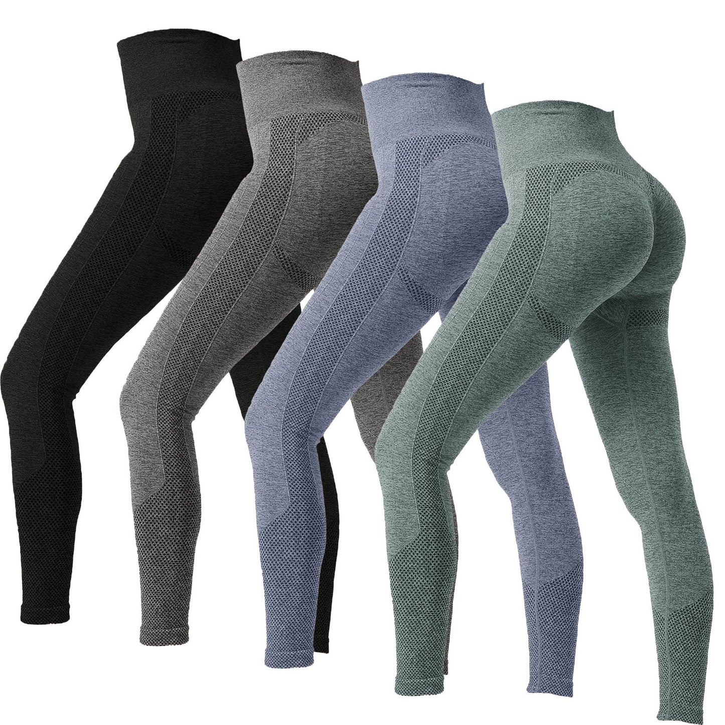 High-Waisted Tight-Fitting Sports Leggings for Women