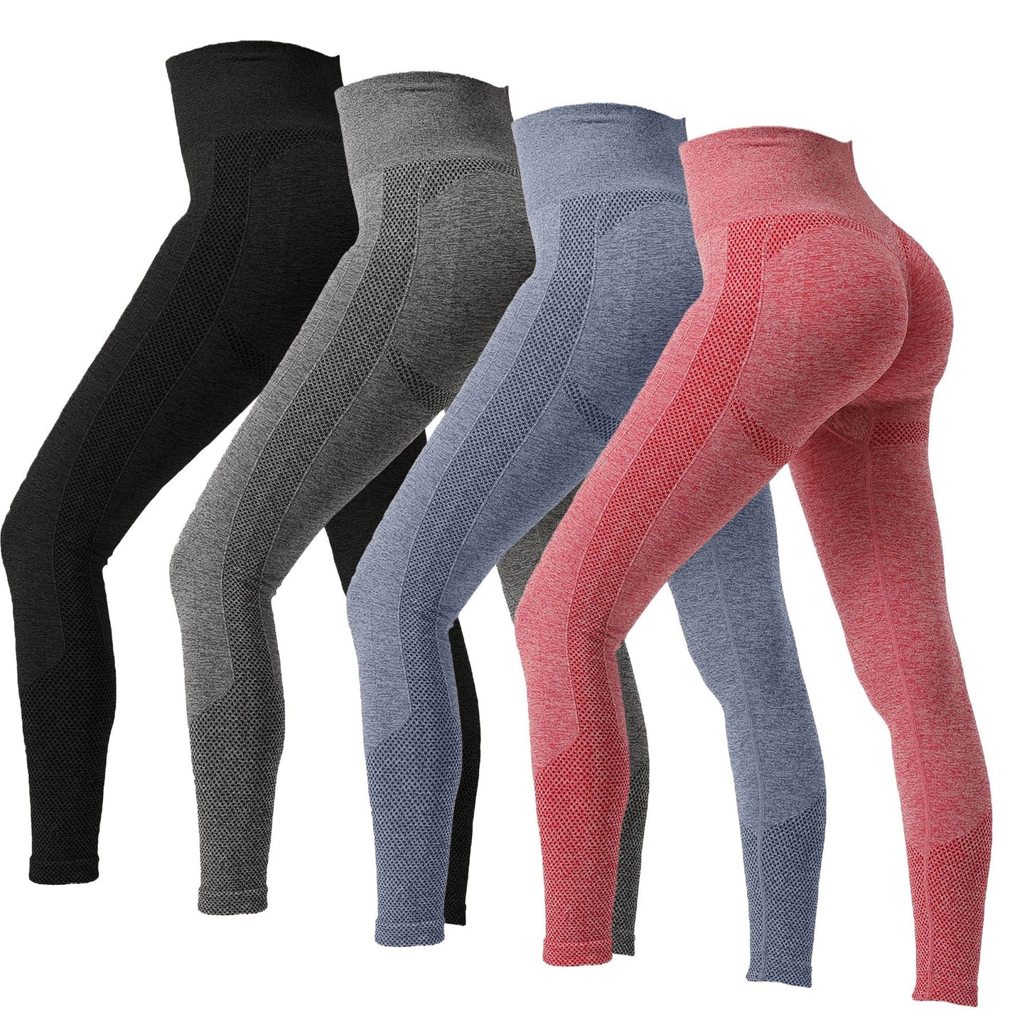 High-Waisted Tight-Fitting Sports Leggings for Women