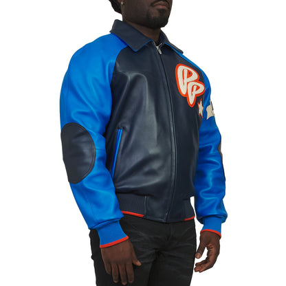 Classic Soda Club Jacket | Navy/Honolulu Blue/Orange/Ivory