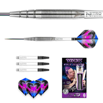 RED DRAGON Peter Wright Snakebite PL15 Darts - 90% Tungsten - 22g