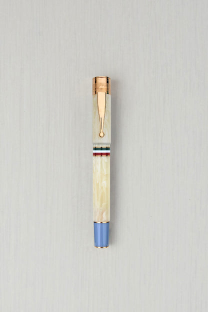 Gioia Partenope Avorio Fountain Pen Rose Gold Trim
